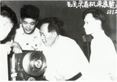 On July 2, 1958 Chairman of the CPC Central Committee Chairman Mao Zedong visited the C616 lathe produced in Jinan, in Zhongnanhai, Beijing.
